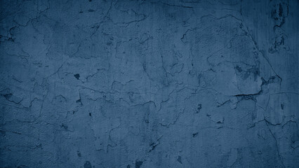 abstract texture dark navy blue old wall background as template, page or web banner