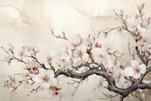 Paint Oriental Watercolor Petal Japan Japanese
