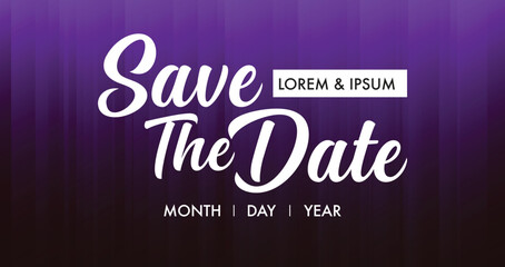 Poster - Save the date banner. Can be used for business, marketing and advertising