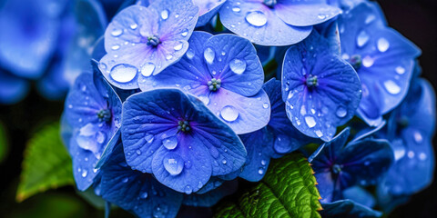 Sticker - Close up of Hydrangea Flower