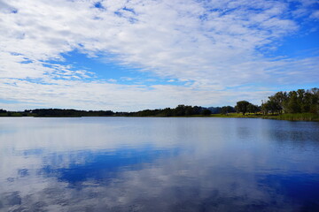 Wall Mural - Middle lake park at Wesley Chapel, close to Tampa in Florida	
