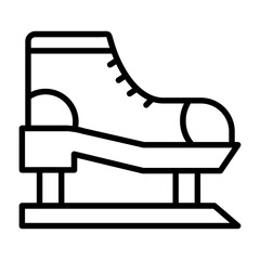 Sticker - Ice skate Icon