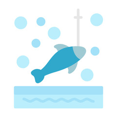 Poster - Ice fishing Icon