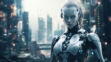 A Woman In A Robot Suit