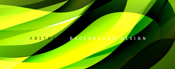 Simple fluid color gradient abstract background with dynamic wave line effect. Vector Illustration For Wallpaper, Banner, Background, Card, Book Illustration, landing page