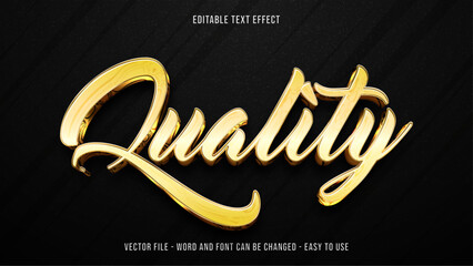 Poster - editable golden style text effect, luxury text style