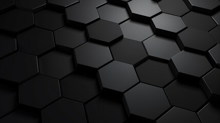 abstract black background wallpaper with black hexagons