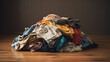 © NexGenVisions - A pile of dirty laundry in a home setting