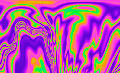 Poster - 
A vivid and mesmerizing scene filled with neon-toned glitched patterns, elevated by an enchanting polarization effect, creating a vibrant and trippy backdrop.