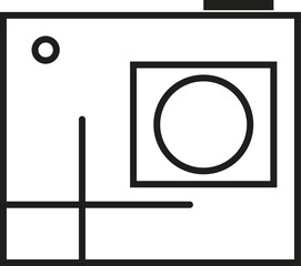 icon camera vector symbol sign design