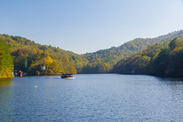 Wuhan Mu Lan Tianchi Scenic Area Late Autumn Scenery