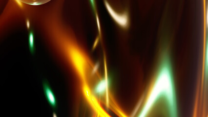 Poster - Abstract colorful light background with smooth curvy lines in 3d rendering for posters, banners and covers concept