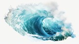 Fototapeta  - Powerful wave breaking in Atlantic Ocean