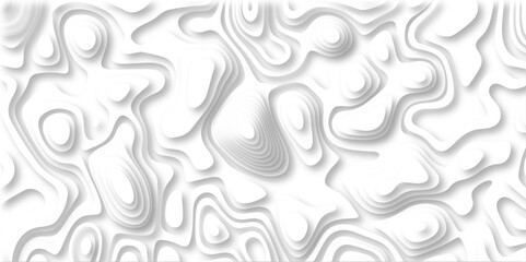 Poster - Topographic map. Geographic mountain relief. Abstract lines background paper texture Imitation of a geographical map shades .Topographic contour lines vector map seamless pattern vector illustration.