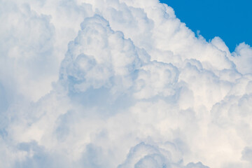 White cloud texture. Air material backdrop. Sky effect pattern.