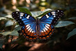 A close-up of a butterfly. Generative Ai