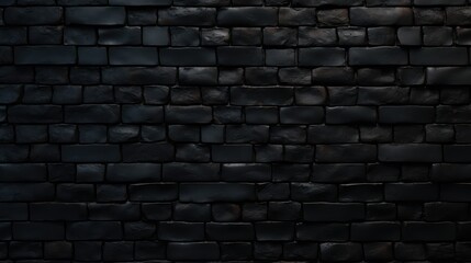 Black brick wall background