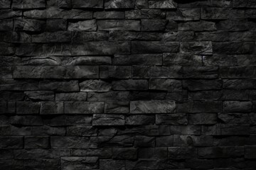  Black brick wall background