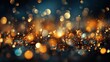 Fantastic elegant and powerful Christmas background image with bokeh lights
