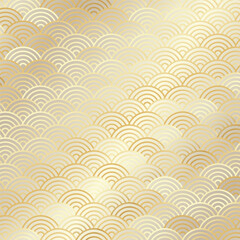 Chinese traditional pattern background. Abstract texture ornament. East Asian decorative vector decoration. Gold luxury wealth.