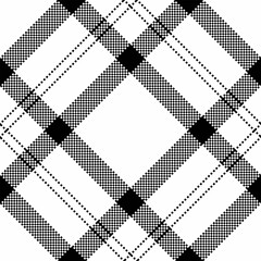 Wall Mural - Plaid pattern fabric of check textile tartan with a seamless vector background texture.