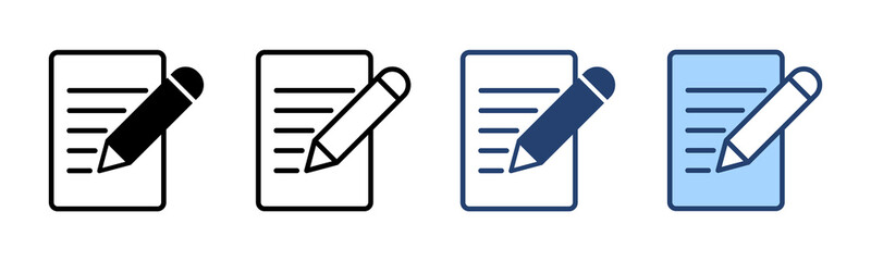 Note icon vector. notepad sign and symbol
