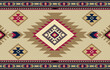Ethnic tribal Aztec colorful beige background. Seamless tribal pattern, folk embroidery, tradition geometric Aztec ornament. Tradition Native and Navaho design for fabric, textile, print, rug, paper