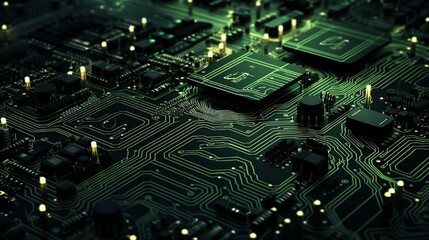 Wall Mural - printed circuit board