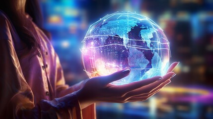 Wall Mural - internet technologies concept