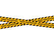 © MKInayem - under construction tape warning banner image with transparent background, Under construction sign for construction site and website