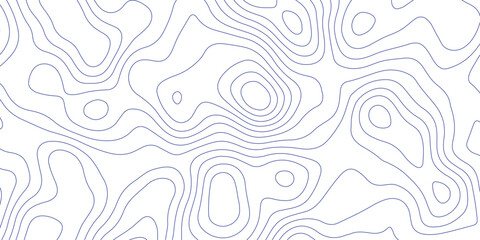 Wall Mural - Abstract background of the topographic contours map with geographic line map .white wave paper curved reliefs abstract background .vector illustration of topographic line contour map design .