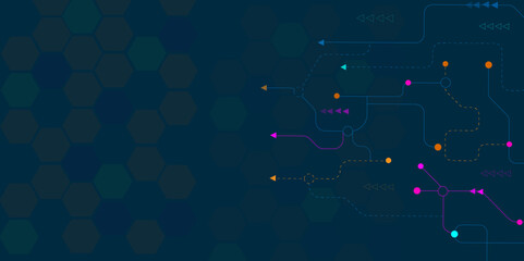 vectors global network connection and communication technology concept design. abstract minimalistic
