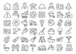 © Vandhira - Construction icon set isolated on white background