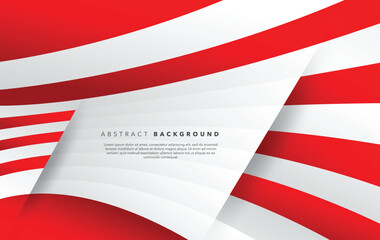 Sticker - abstract red and white background template for cover and backdrop banner 