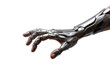 Robot hand or humanoid isolated.