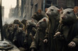 The city is invaded by rats