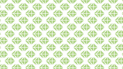 Wall Mural - Green and white seamless background with squares