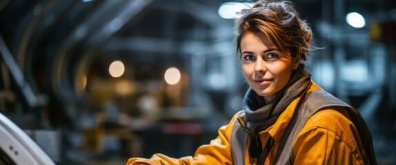 Poster - portrait of a professional engineer engaged in innovative design and engineering solutions.