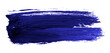 Dark-blue oil colour brush stroke