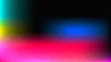 Fototapeta Tęcza - grainy texture noise effect abstract black blue and red color gradient background or wallpaper design. use to web banner, banner, book cover or  header poster design.