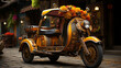 3d realistic rickshaw