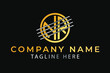 NR, NR lettermark logo, NR wordmark logo, NR monogram logo