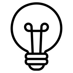 Poster - idea, ligh bulb