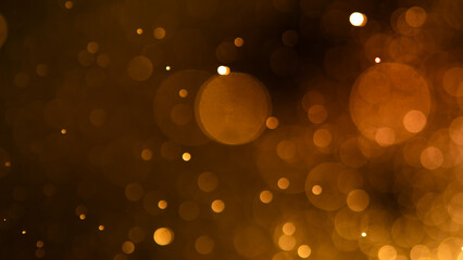 Wall Mural - Abstract Yellow bokeh defocus Background.