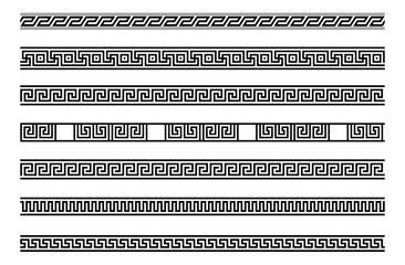 Poster - different meander ansient element patterns line