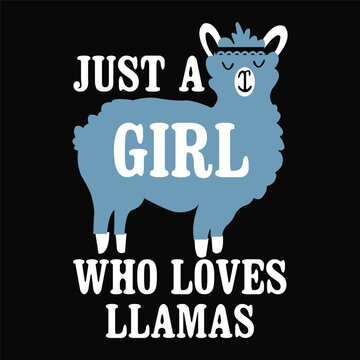 Stylish , fashionable  and awesome llama typography art and illustrator