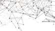 © vegefox.com - Abstract connected dots and lines. Concept of AI technology, Motion of digital data flow.