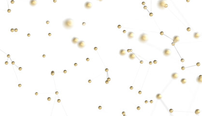 Fototapete - Big data visualization background.Abstract technology