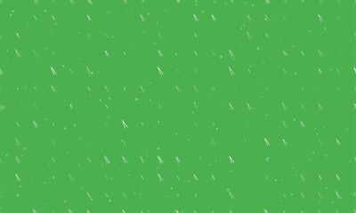 Poster - Seamless background pattern of evenly spaced white compass dividers of different sizes and opacity. Vector illustration on green background with stars