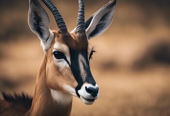 Wall Mural - a antelope portrait wildlife photography